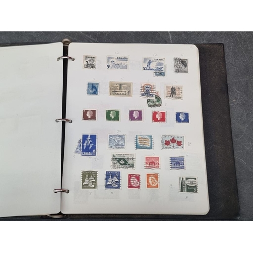 632 - STAMPS: miscellaneous collection housed in 12 albums, one tin and loose. (Box)