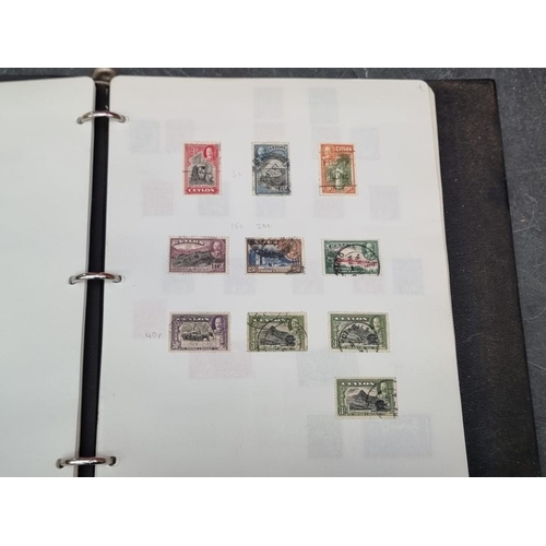 632 - STAMPS: miscellaneous collection housed in 12 albums, one tin and loose. (Box)