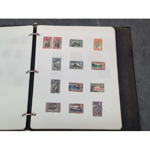 632 - STAMPS: miscellaneous collection housed in 12 albums, one tin and loose. (Box)