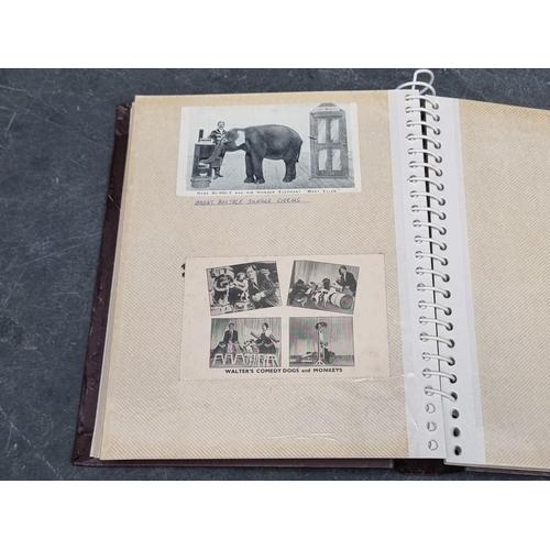 636 - CIRCUS: a collection of photographs, postcards and ephemera related, early to late 20th century sele... 