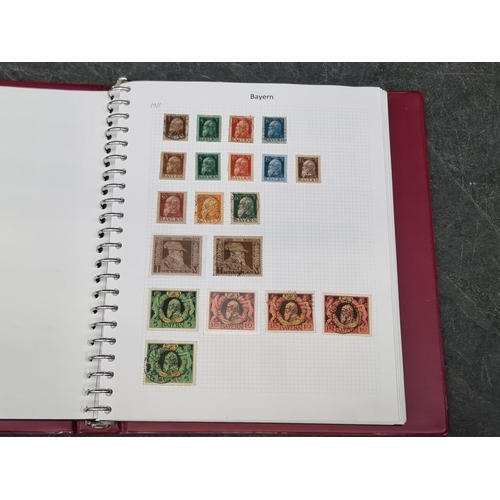 637 - STAMPS: GERMANY: well arranged collection in 3 albums. 