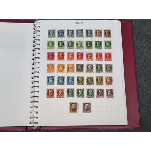 637 - STAMPS: GERMANY: well arranged collection in 3 albums. 