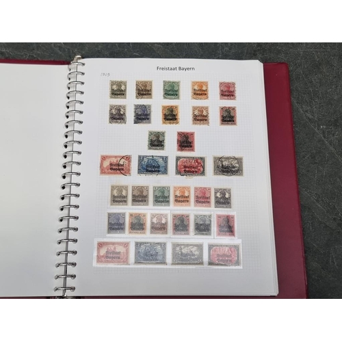 637 - STAMPS: GERMANY: well arranged collection in 3 albums. 