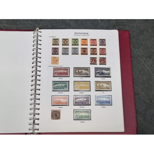 637 - STAMPS: GERMANY: well arranged collection in 3 albums. 