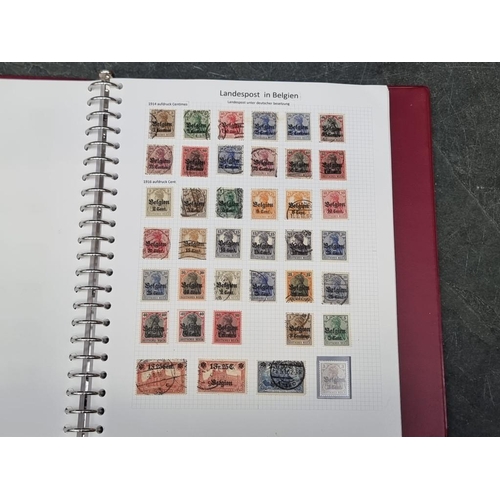 637 - STAMPS: GERMANY: well arranged collection in 3 albums. 