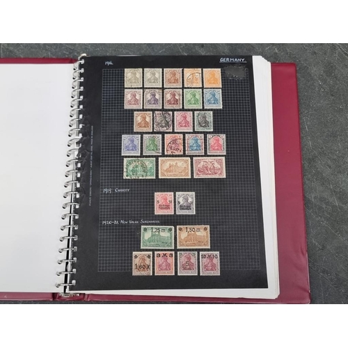 637 - STAMPS: GERMANY: well arranged collection in 3 albums. 