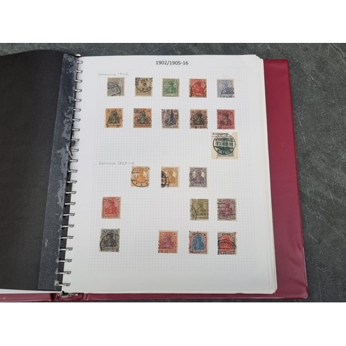 637 - STAMPS: GERMANY: well arranged collection in 3 albums. 