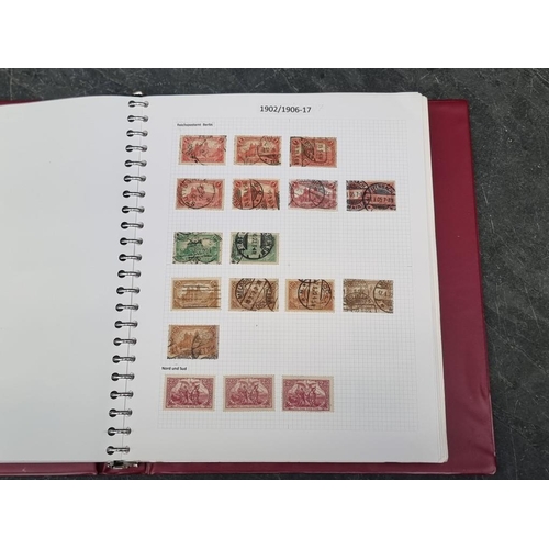 637 - STAMPS: GERMANY: well arranged collection in 3 albums. 