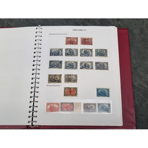 637 - STAMPS: GERMANY: well arranged collection in 3 albums. 