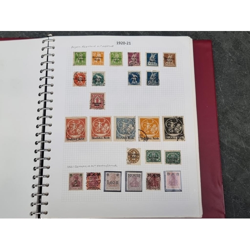 637 - STAMPS: GERMANY: well arranged collection in 3 albums. 