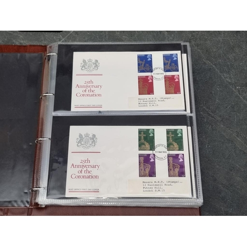 640 - FIRST DAY COVERS: a collection, housed in 4 albums. (Box)