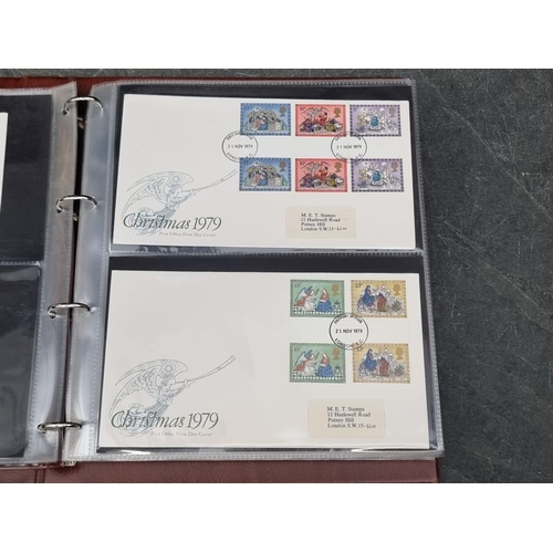 640 - FIRST DAY COVERS: a collection, housed in 4 albums. (Box)