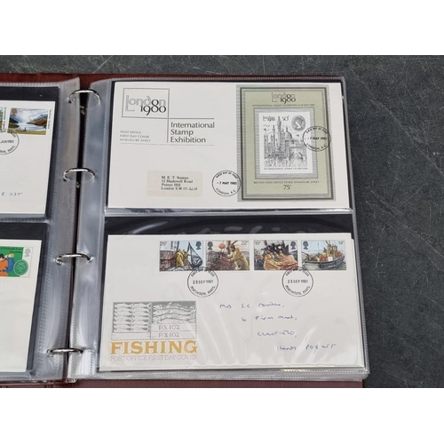 640 - FIRST DAY COVERS: a collection, housed in 4 albums. (Box)