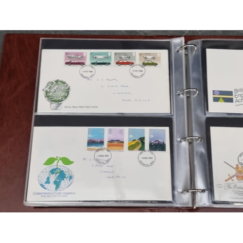 640 - FIRST DAY COVERS: a collection, housed in 4 albums. (Box)