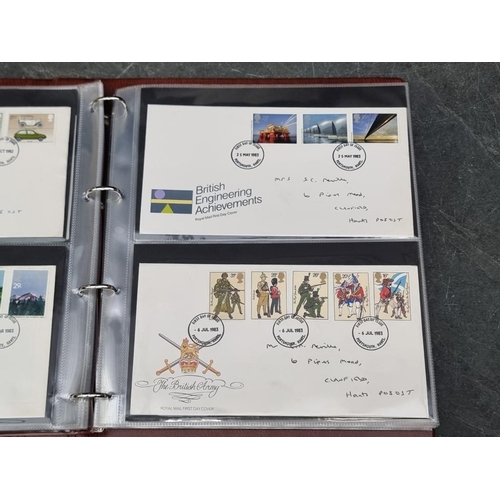 640 - FIRST DAY COVERS: a collection, housed in 4 albums. (Box)