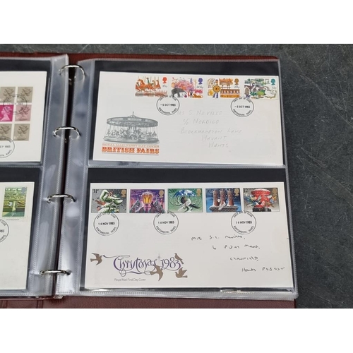 640 - FIRST DAY COVERS: a collection, housed in 4 albums. (Box)