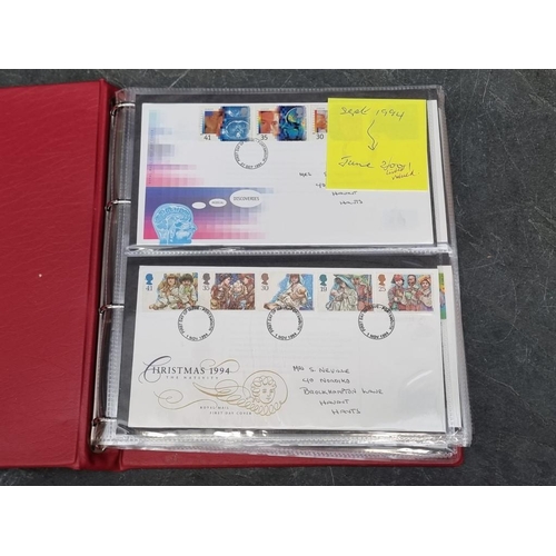 640 - FIRST DAY COVERS: a collection, housed in 4 albums. (Box)