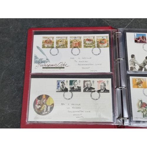 640 - FIRST DAY COVERS: a collection, housed in 4 albums. (Box)