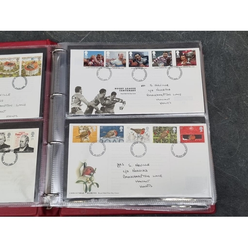 640 - FIRST DAY COVERS: a collection, housed in 4 albums. (Box)