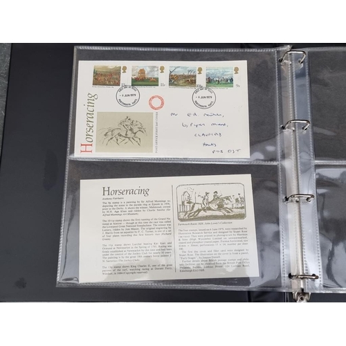 640 - FIRST DAY COVERS: a collection, housed in 4 albums. (Box)