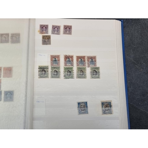 642 - STAMPS: a quantity, in 6 albums, to include Old-Time Collection in 2 albums. (Box)... 