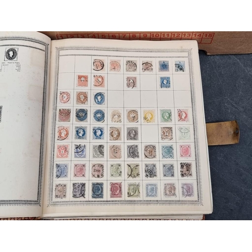 642 - STAMPS: a quantity, in 6 albums, to include Old-Time Collection in 2 albums. (Box)... 