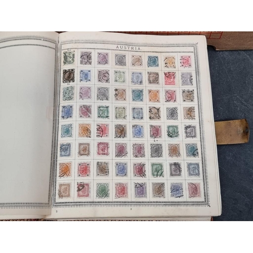 642 - STAMPS: a quantity, in 6 albums, to include Old-Time Collection in 2 albums. (Box)... 