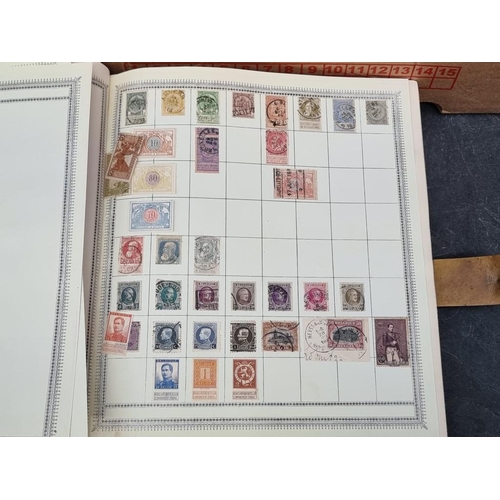 642 - STAMPS: a quantity, in 6 albums, to include Old-Time Collection in 2 albums. (Box)... 