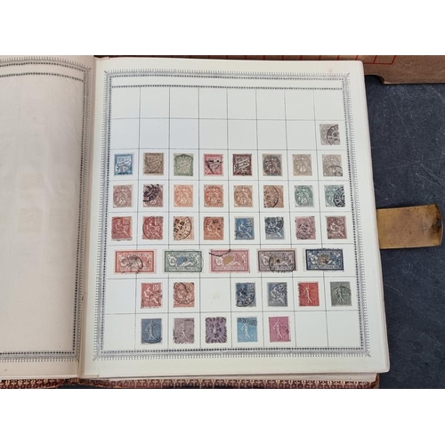 642 - STAMPS: a quantity, in 6 albums, to include Old-Time Collection in 2 albums. (Box)... 