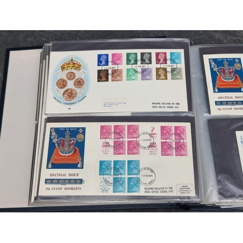 644 - FIRST DAY COVERS: a collection in 3 albums.