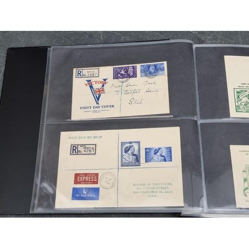 644 - FIRST DAY COVERS: a collection in 3 albums.