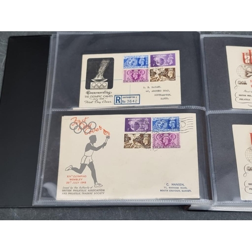 644 - FIRST DAY COVERS: a collection in 3 albums.