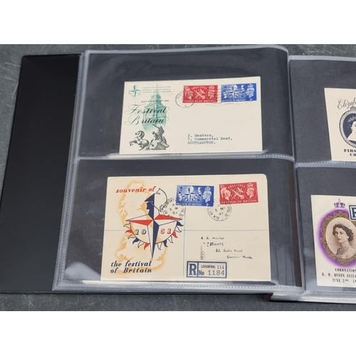 644 - FIRST DAY COVERS: a collection in 3 albums.