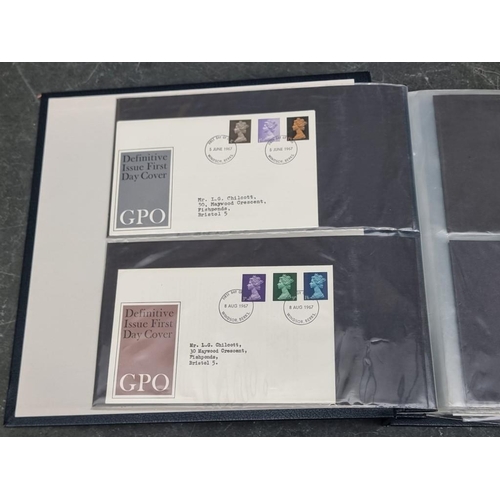 644 - FIRST DAY COVERS: a collection in 3 albums.