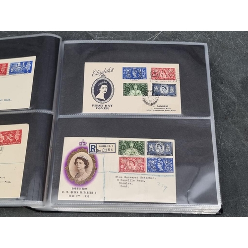 644 - FIRST DAY COVERS: a collection in 3 albums.