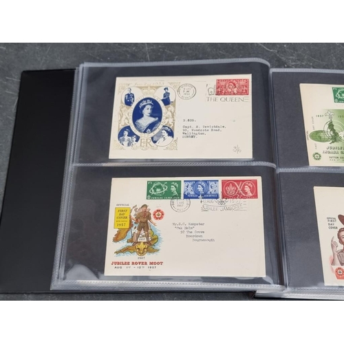 644 - FIRST DAY COVERS: a collection in 3 albums.