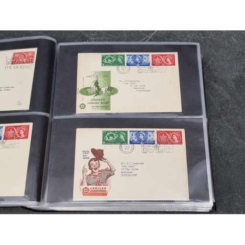 644 - FIRST DAY COVERS: a collection in 3 albums.