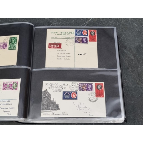 644 - FIRST DAY COVERS: a collection in 3 albums.