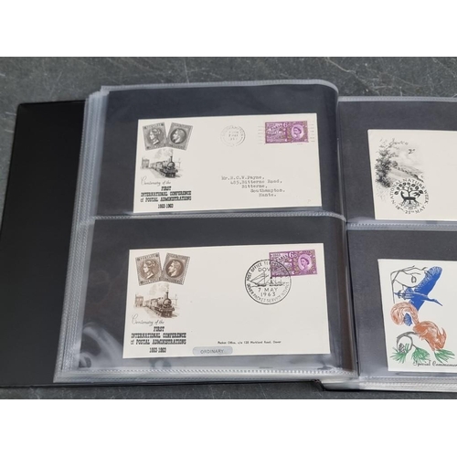 644 - FIRST DAY COVERS: a collection in 3 albums.