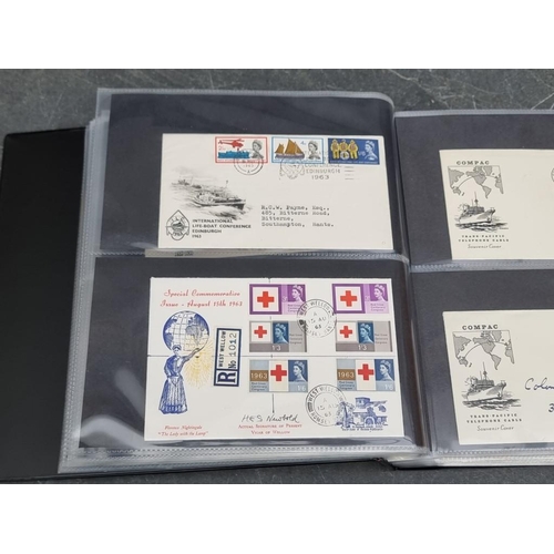 644 - FIRST DAY COVERS: a collection in 3 albums.