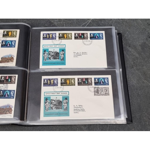 644 - FIRST DAY COVERS: a collection in 3 albums.