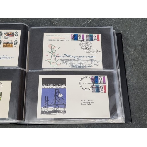 644 - FIRST DAY COVERS: a collection in 3 albums.