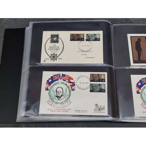 644 - FIRST DAY COVERS: a collection in 3 albums.