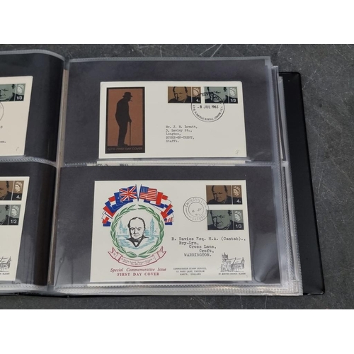 644 - FIRST DAY COVERS: a collection in 3 albums.