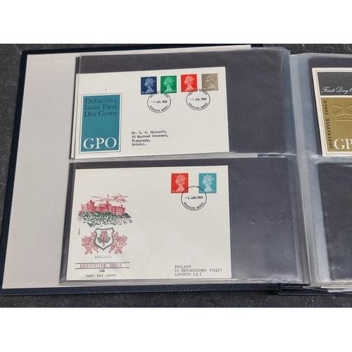 644 - FIRST DAY COVERS: a collection in 3 albums.