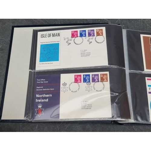 644 - FIRST DAY COVERS: a collection in 3 albums.