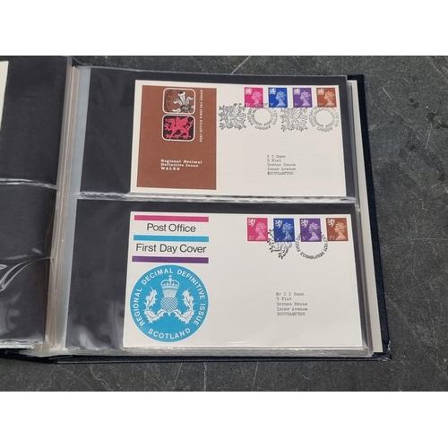 644 - FIRST DAY COVERS: a collection in 3 albums.