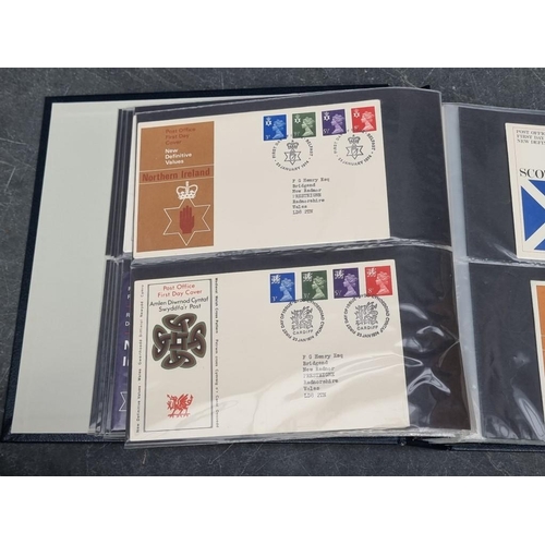 644 - FIRST DAY COVERS: a collection in 3 albums.