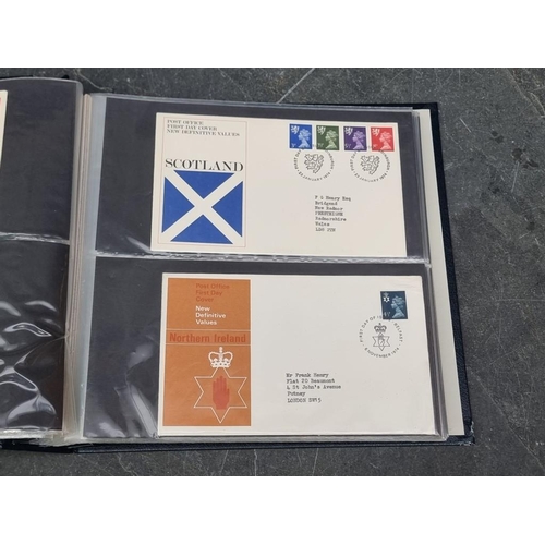 644 - FIRST DAY COVERS: a collection in 3 albums.