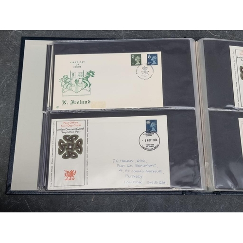 644 - FIRST DAY COVERS: a collection in 3 albums.